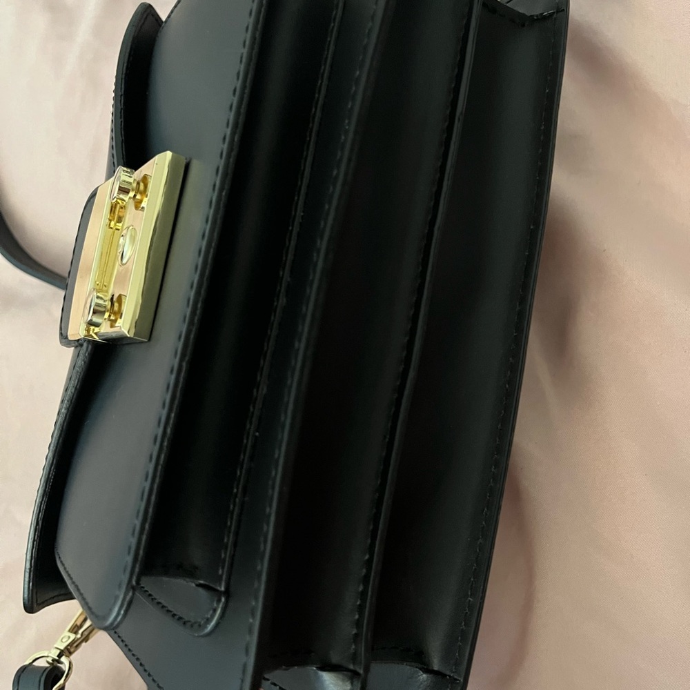 Vera Pelle black bag or crossbody bag - Picture 5 of 9